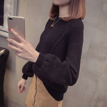 2018 Autumn Winter Women Long Sleeve Loose Pullovers Sweaters Jumper Knitwear Outerwear Korean Women O neck Warm Sweaters Tops