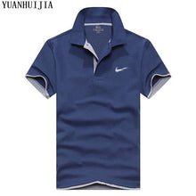 2018 Men's Polo ShirtJUST DO IT For Men Desiger Polos Men Cotton Short Sleeve shirt Clothes jerseys golftennis Plus Size S- XXXL