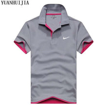 2018 Men's Polo ShirtJUST DO IT For Men Desiger Polos Men Cotton Short Sleeve shirt Clothes jerseys golftennis Plus Size S- XXXL