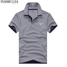 2018 Men's Polo ShirtJUST DO IT For Men Desiger Polos Men Cotton Short Sleeve shirt Clothes jerseys golftennis Plus Size S- XXXL