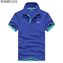 2018 Men's Polo ShirtJUST DO IT For Men Desiger Polos Men Cotton Short Sleeve shirt Clothes jerseys golftennis Plus Size S- XXXL