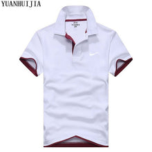 2018 Men's Polo ShirtJUST DO IT For Men Desiger Polos Men Cotton Short Sleeve shirt Clothes jerseys golftennis Plus Size S- XXXL