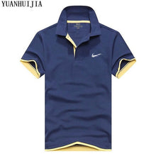 2018 Men's Polo ShirtJUST DO IT For Men Desiger Polos Men Cotton Short Sleeve shirt Clothes jerseys golftennis Plus Size S- XXXL