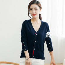 2018 New Spring Fashion Sweater  Lovers Clothing Couples Matching Cardigan Sweater Slim V-neck Sweater Cardigan