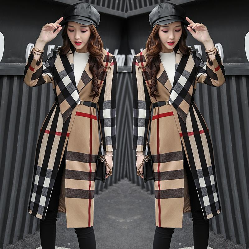 2018 Spring Fashion Long Sleeve trench coat woman Windbreaker Joker Comfortable casaco feminino