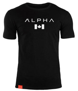 2018 hombres ejército militar camiseta 2017 hombres estrella suelta algodón camiseta cuello redondo Alpha América tamaño manga corta Camisetas