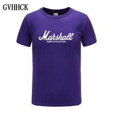 2018 nueva camiseta de Marshall Logo Amps amplificación guitarra Hero Hard Rock Café música Muse Tops camisetas para hombres camisetas de moda