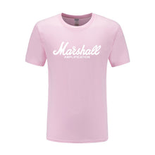 2018 nueva camiseta de Marshall Logo Amps amplificación guitarra Hero Hard Rock Café música Muse Tops camisetas para hombres camisetas de moda