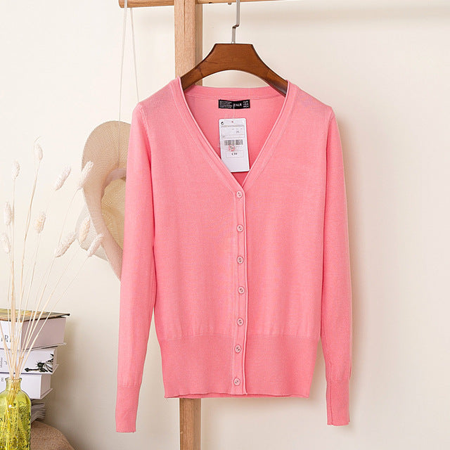 2019 plus size 3XL-6XL spring autumn cardigan women casual sweet long sleeves knitted tops V neck women sweater coat