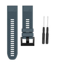 26mm Width Watchbands for Garmin Fenix 5X/3/3HR Sport Silicone Band with Easy Fit Silicone Band for Garmin Fenix Watch Band