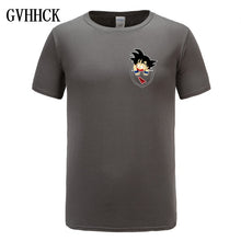 Bola de Dragón T camisa de los hombres de verano de Dragon Ball Z super goku Slim Cosplay 3D camisetas vegeta Camiseta Hombre