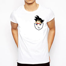 Bola de Dragón T camisa de los hombres de verano de Dragon Ball Z super goku Slim Cosplay 3D camisetas vegeta Camiseta Hombre