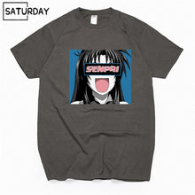 Camiseta de algodón con estampado negro para hombre, camiseta de Manga larga, Camiseta de algodón, camiseta Unisex Harajuku