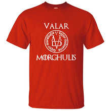 Camiseta de verano 2019 hombres Valar Morghulis todos los hombres deben morir Valyrian Juego de tronos camisetas Casual 100% algodón hombres tops camisetas