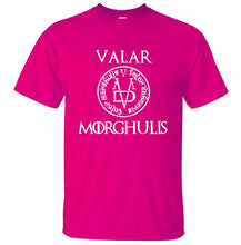 Camiseta de verano 2019 hombres Valar Morghulis todos los hombres deben morir Valyrian Juego de tronos camisetas Casual 100% algodón hombres tops camisetas