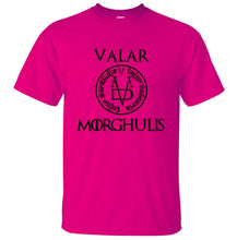 Camiseta de verano 2019 hombres Valar Morghulis todos los hombres deben morir Valyrian Juego de tronos camisetas Casual 100% algodón hombres tops camisetas