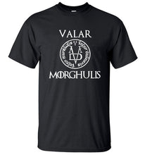 Camiseta de verano 2019 hombres Valar Morghulis todos los hombres deben morir Valyrian Juego de tronos camisetas Casual 100% algodón hombres tops camisetas