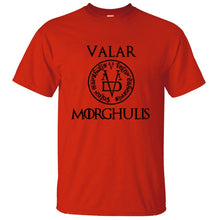 Camiseta de verano 2019 hombres Valar Morghulis todos los hombres deben morir Valyrian Juego de tronos camisetas Casual 100% algodón hombres tops camisetas