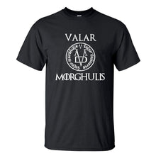 Camiseta de verano 2019 hombres Valar Morghulis todos los hombres deben morir Valyrian Juego de tronos camisetas Casual 100% algodón hombres tops camisetas