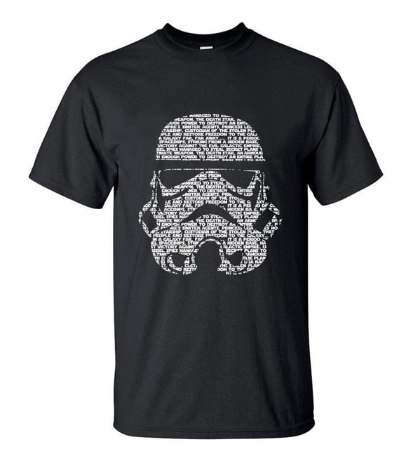 Camiseta para hombre 2019 verano moda Star Wars Yoda/Darth Vader Streetwear camiseta Casual para Hombre Camisetas máscaras cercanas Hip Hop Tops Tee