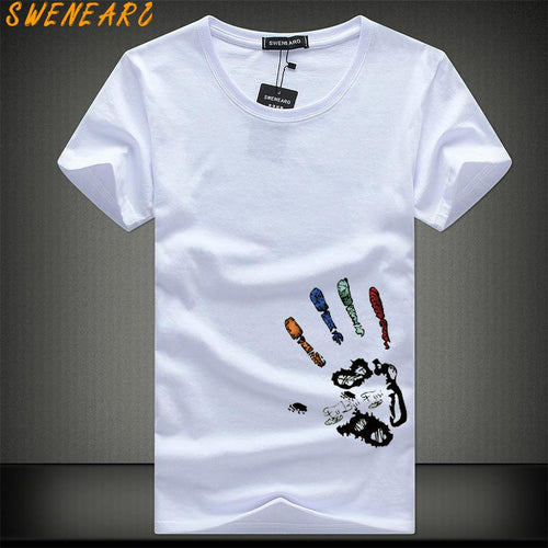 Camisetas de hombre SWENEARO talla grande 5XL 4XL Tee Shirt Homme Verano de manga corta Camisetas De hombre Camiseta camiseta Hombre