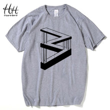 Camisetas divertidas HanHent hombres verano moda Luna impresión camiseta Casual manga corta cuello redondo Camiseta algodón Top camisetas Dropshipping 2018