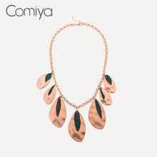 Comiya Ethnic Pendant Necklaces For Women Zinc Alloy Personality Gold Color Collier Femme Statement Big Necklace Aliexpress