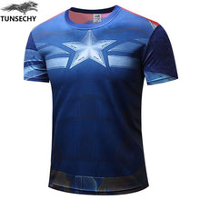 Envío Gratis 2019 Camiseta Superman/Batman/hombre araña/capitán América/Hulk/Iron man/camiseta camisetas de fitness para hombre
