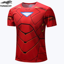 Envío Gratis 2019 Camiseta Superman/Batman/hombre araña/capitán América/Hulk/Iron man/camiseta camisetas de fitness para hombre