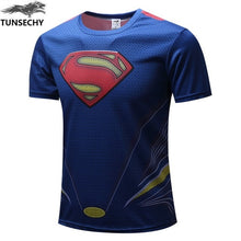 Envío Gratis 2019 Camiseta Superman/Batman/hombre araña/capitán América/Hulk/Iron man/camiseta camisetas de fitness para hombre