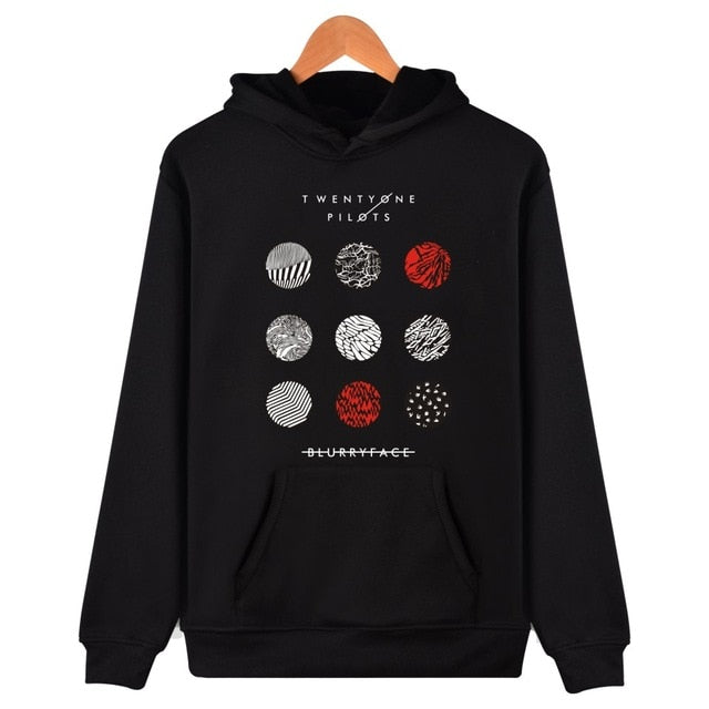 FUNG twenty one pilots Hoodie new fashion 2018 autumn new without zipper hoodie sweatshirt long sleeve DM-06