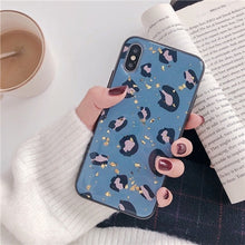 Gold Foil Bling Leopard spot Phone Case For iPhone X XS Max XR Soft TPU Cover For iPhone 7 8 6 6s Plus Glitter Case Coque