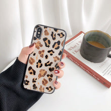 Gold Foil Bling Leopard spot Phone Case For iPhone X XS Max XR Soft TPU Cover For iPhone 7 8 6 6s Plus Glitter Case Coque