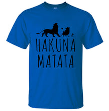 HAKUNA MATATA hombres camiseta 2019 verano 100% algodón de alta calidad hombres Camiseta Slim Fit Casual Anime camiseta el camisetas de Rey León