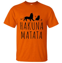 HAKUNA MATATA hombres camiseta 2019 verano 100% algodón de alta calidad hombres Camiseta Slim Fit Casual Anime camiseta el camisetas de Rey León