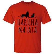 HAKUNA MATATA hombres camiseta 2019 verano 100% algodón de alta calidad hombres Camiseta Slim Fit Casual Anime camiseta el camisetas de Rey León