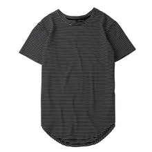 HZIJUE2017 Men's T-shirt summer Solid Color Curved Hem Long Line Camouflage Hip Hop Tshirt Elong Plain Kanye Tee Shirts Men Top