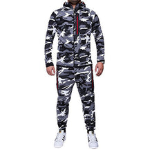 IceLion 2019 Spring Camouflage Hoodies Men Zipper Cardigan Hooded Sweatshirts Fashion Print Sportswear Men's Slim Fit Tracksuit