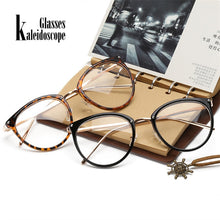 Oversized Cat Eye Glasses Frame Clear Lens Glasses