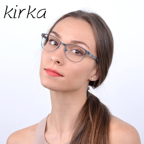 Kirka High Quality 2018 New Women's Optical Glasses Frame Women Eyeglasses Frames Eyewear Square classic Frame