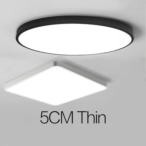 LED Ceiling Light Modern Lamp Living Room Lighting Fixture Bedroom Kitchen Surface Mount Flush Panel Remote Control
