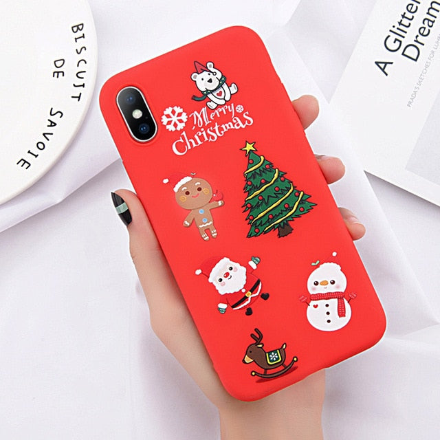 Lovebay Téléphone Cas Pour iPhone 6 6 s 7 8 Plus X XR XS Max Mignon Lettre de Bande Dessinée Cerfs Smiley visage Doux TPU Pour iPhone 5 5S SE Couverture