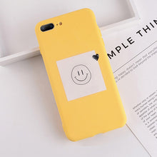 Lovebay Téléphone Cas Pour iPhone 6 6 s 7 8 Plus X XR XS Max Mignon Lettre de Bande Dessinée Cerfs Smiley visage Doux TPU Pour iPhone 5 5S SE Couverture