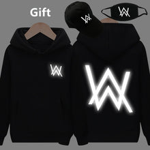 Mask& Cap as Gifts Alan Walker warm pullover hoodies luminous glowing in dark sweatshirt hip hop hooded jacket coat tracksuits