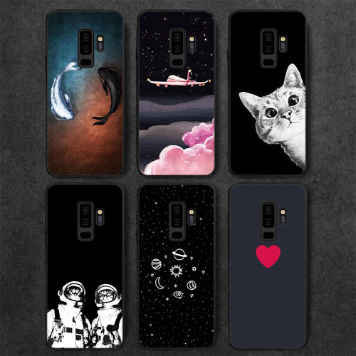 Matte Przypadku Telefon Dla Samsung Galaxy S9 J3 J5 2017 A3 A5 A7 J7 2016 A8 2018 J2 Pro Uwaga 8 S6 S7 S8 Plus Krawędzi Wzór Okładka Shell