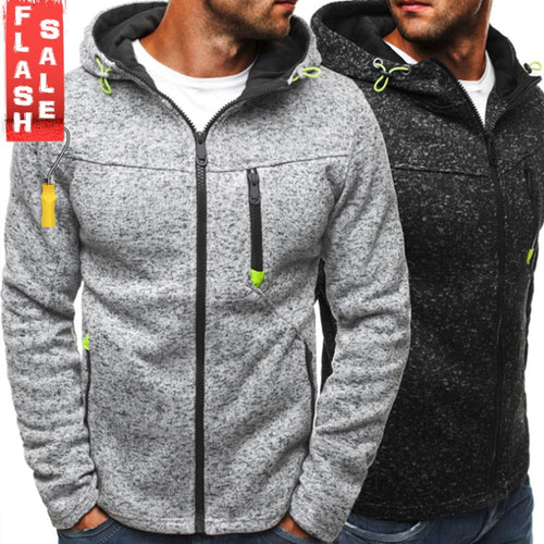 Men Sports Casual Wear Zipper COPINE Fashion Tide Jacquard Hoodies Fleece Jacket Fall Sweatshirts Autumn Winter Coat