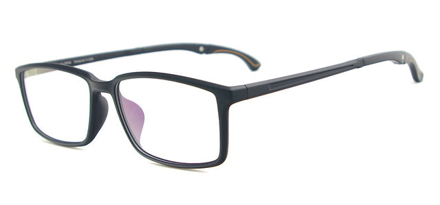 Men and Women Lightweight TR90 Spectacles Rectangular Sport Eyewear Frame With Anti Slip Holder For Multifocal Myopia Lenses