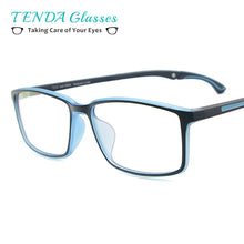 Men and Women Lightweight TR90 Spectacles Rectangular Sport Eyewear Frame With Anti Slip Holder For Multifocal Myopia Lenses