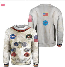 New 3D armstrong space suite Hoodie Sweatshirt  Men Women Hoodies Casual Sweatshirt Cute coseplay astronaut spacesuit Hoodies