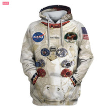 New 3D armstrong space suite Hoodie Sweatshirt  Men Women Hoodies Casual Sweatshirt Cute coseplay astronaut spacesuit Hoodies